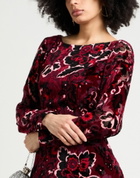 Talbot Runhof Womens Midi dress Burgundy