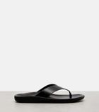 The Row Leger leather thong sandals