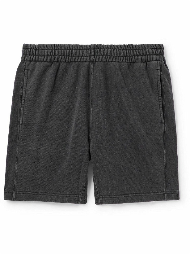 Photo: Remi Relief - Straight-Leg Cotton-Jersey Shorts - Black