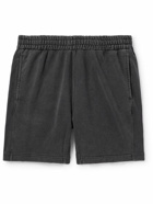 Remi Relief - Straight-Leg Cotton-Jersey Shorts - Black