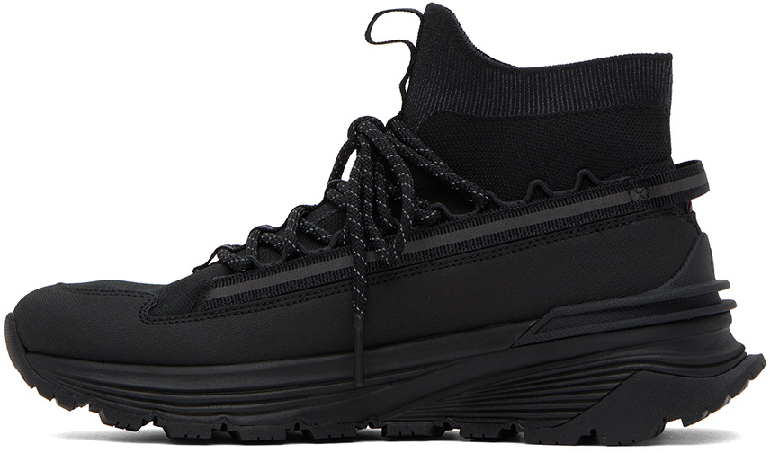 Moncler Black Monte Runner High Sneakers