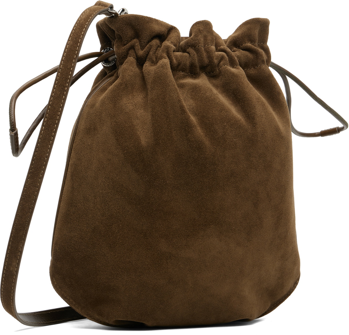 Vivienne Westwood Khaki Drawstring Pouch Bag