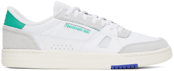 Photo: Reebok Classics White & Gray Lt Court Sneakers