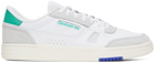 Reebok Classics White & Gray Lt Court Sneakers