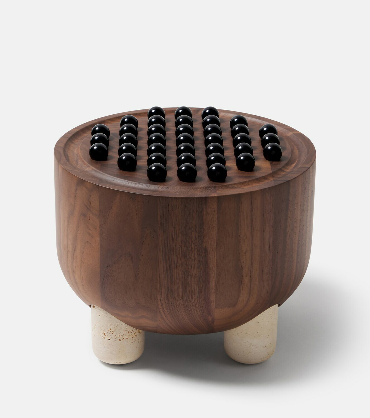 Giobagnara Mocambo Peg walnut solitaire set