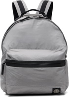 Stone Island Gray 9200010 Coated Nylon Metal ECONYL Backpack