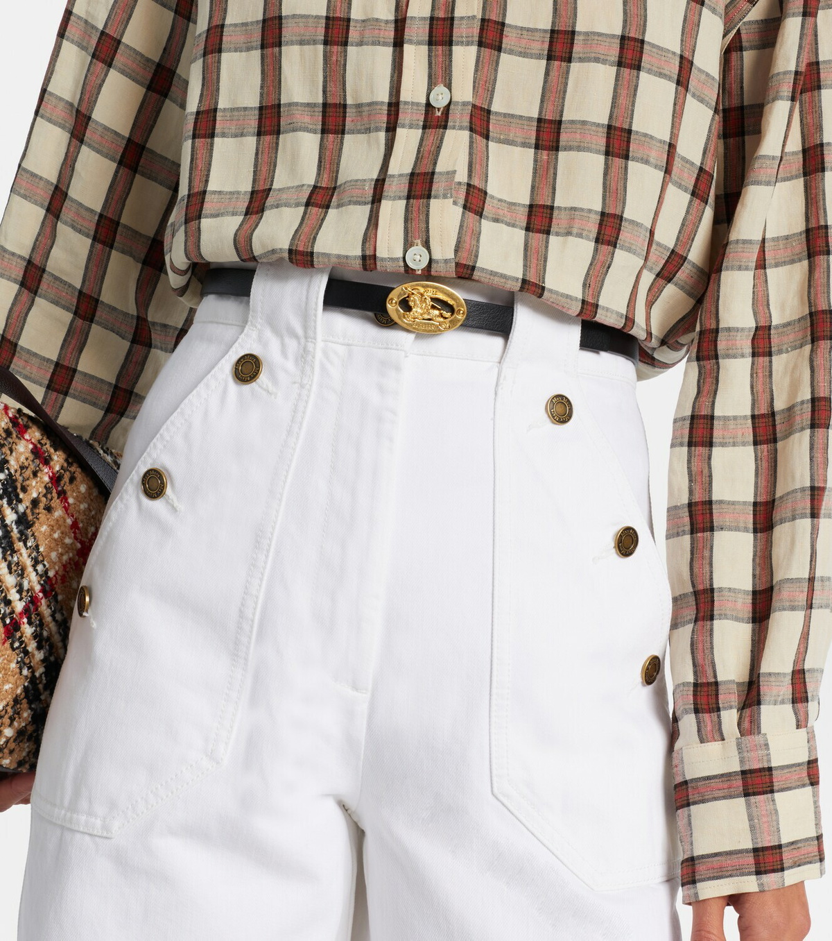 Burberry EKD leather belt