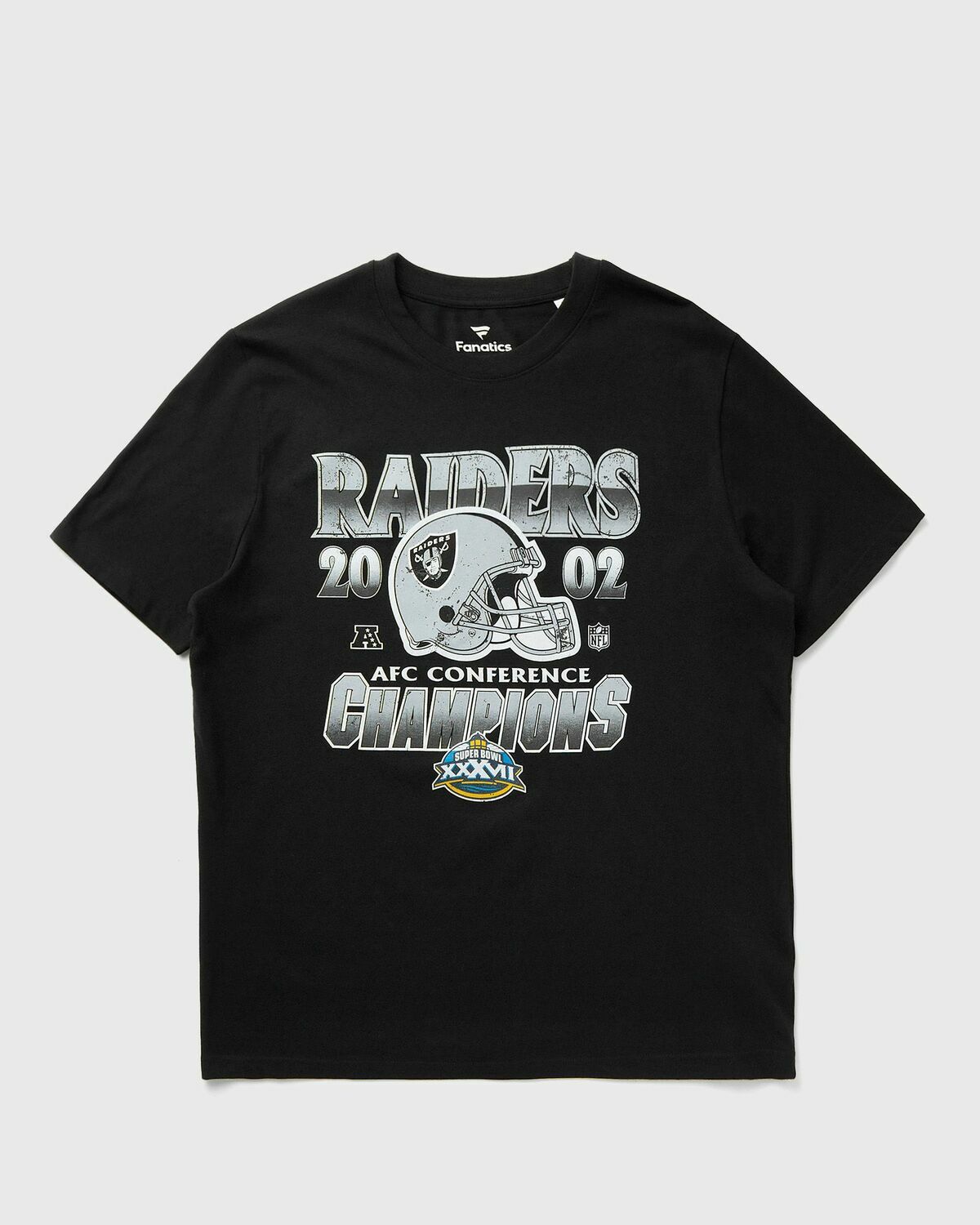 Fanatics Raiders Champs Tee Black Mens Shortsleefe