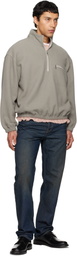 Rier Gray Polar Fleece Sweater
