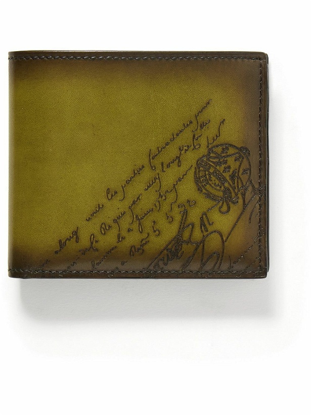 Photo: Berluti - Makore Neo Scritto Venezia Leather Billfold Wallet