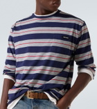 Miu Miu Striped cotton jersey T-shirt