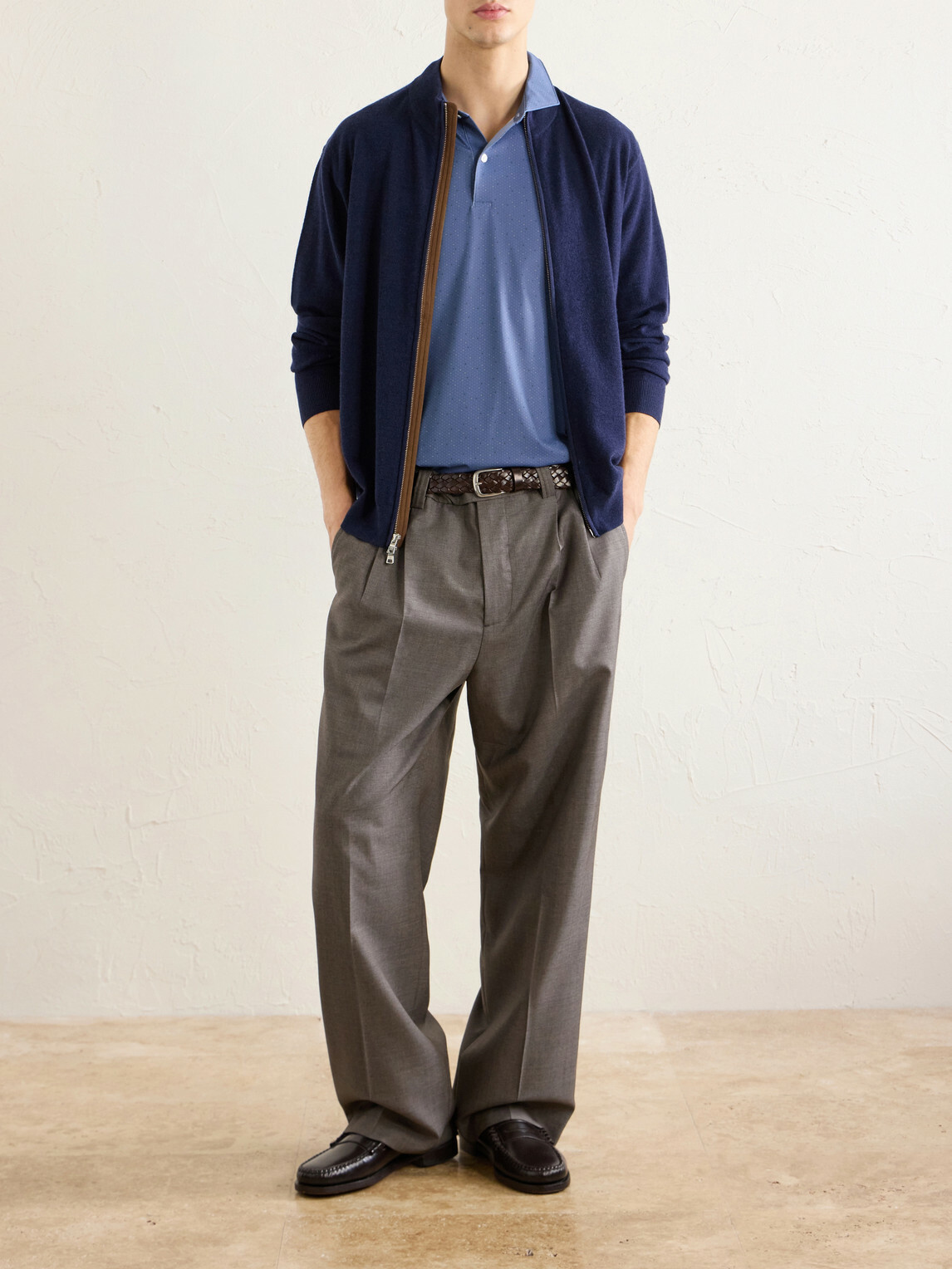 Peter Millar - Excursionist Merino Wool-Blend Sweater - Blue