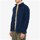 Norse Projects Men's Osvald Cord Shirt in Navy
