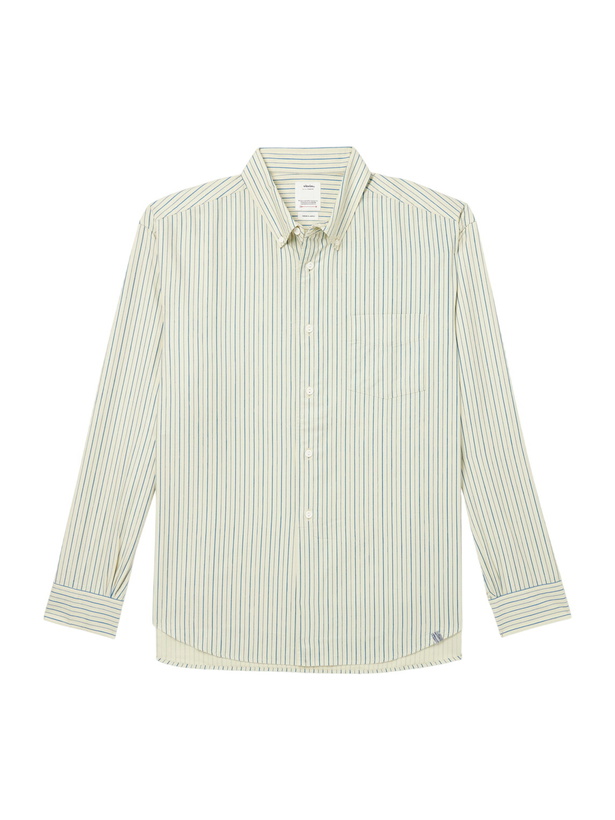 Photo: Visvim - Beiler Striped Cotton Oxford Shirt - Green