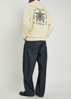 Les Deux Diaz Printed Cotton Sweatshirt Ivory