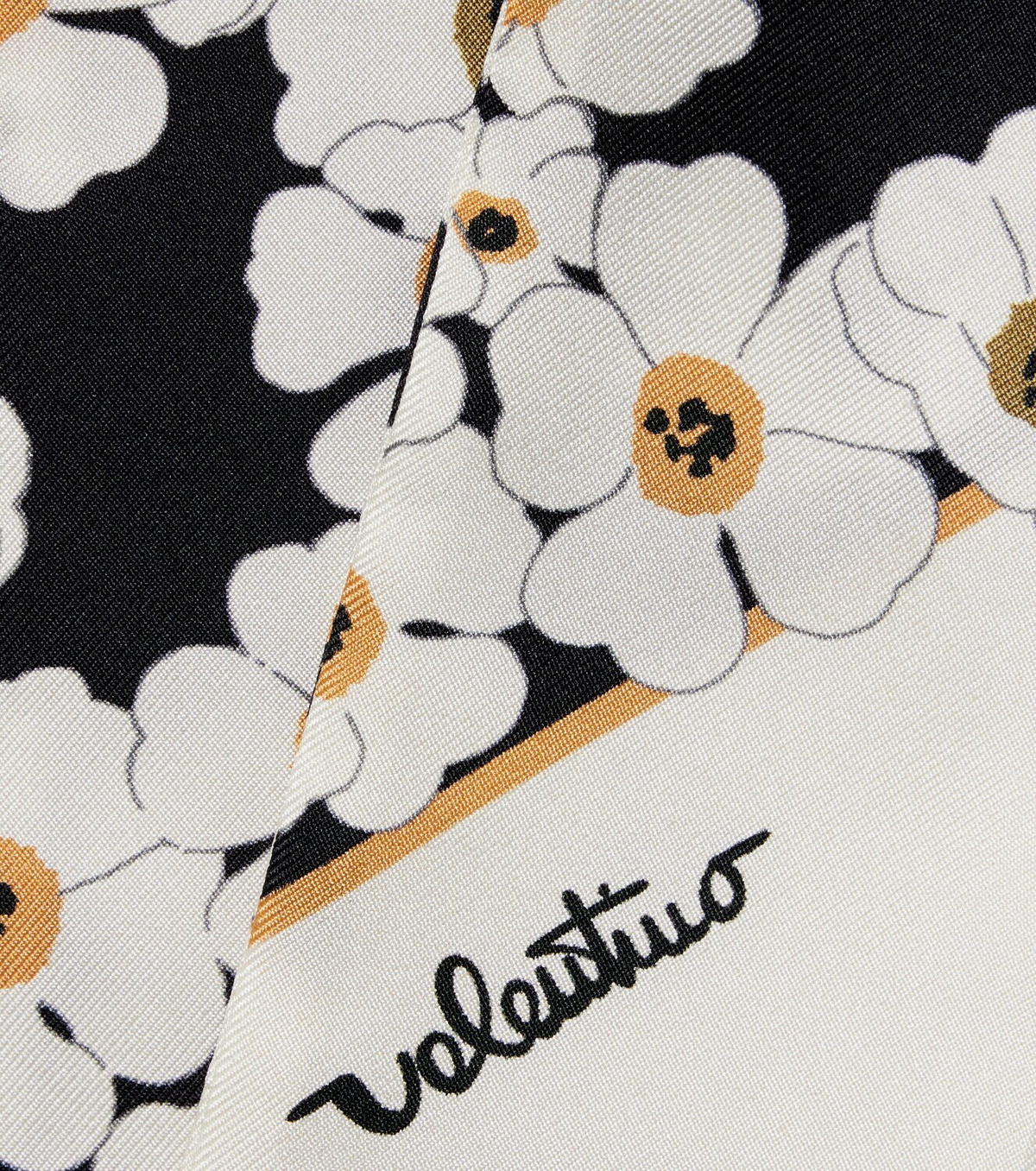 Valentino Apres L'Hiver floral silk scarf