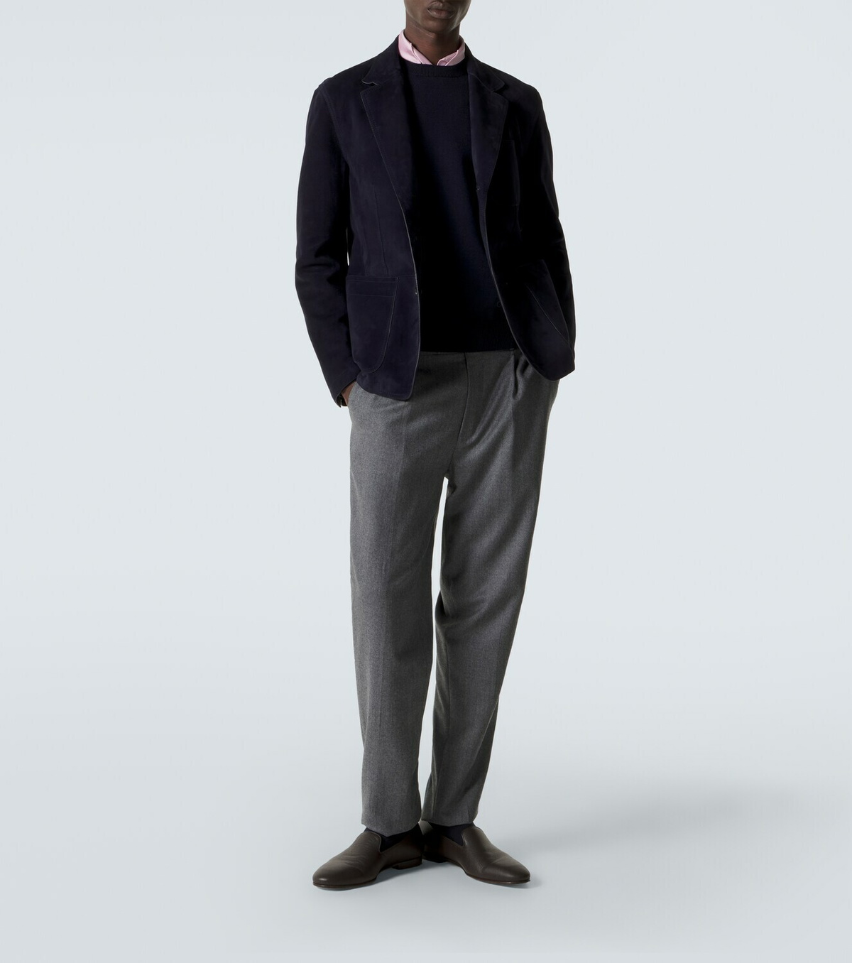 Ralph Lauren Purple Label Suede blazer