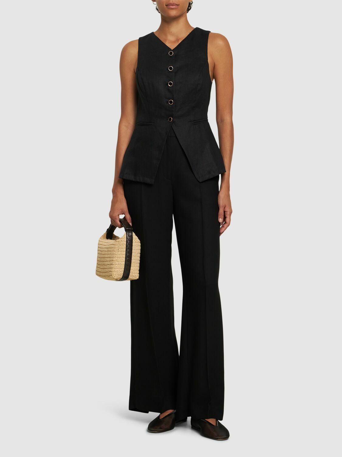 REFORMATION Aspen Linen Top Reformation