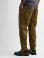 Oliver Spencer - Judo Cotton-Corduroy Cargo Trousers - Green