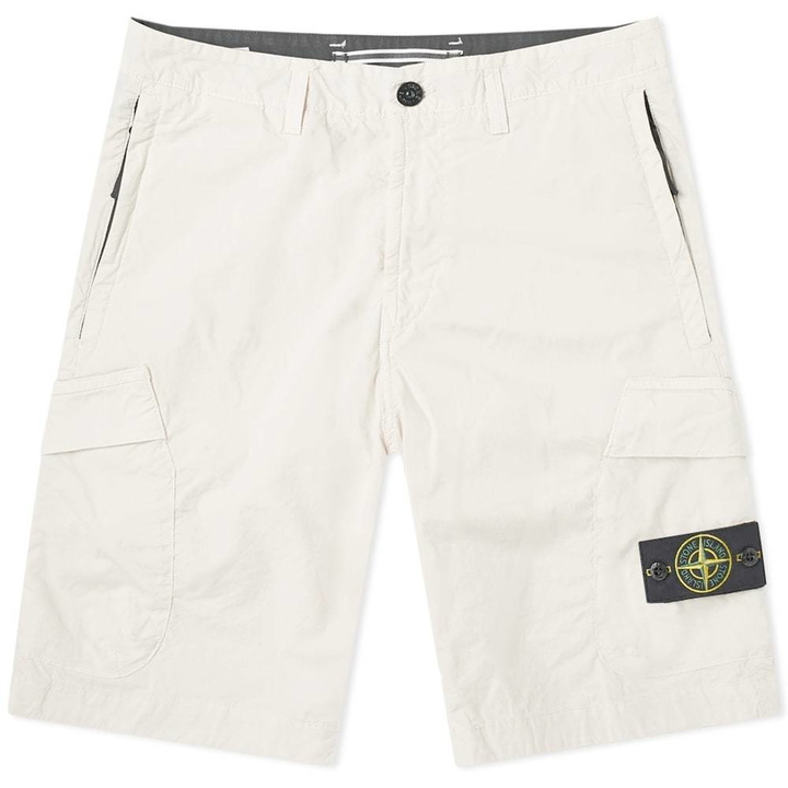 Photo: Stone Island Cargo Badge Logo Short Off White