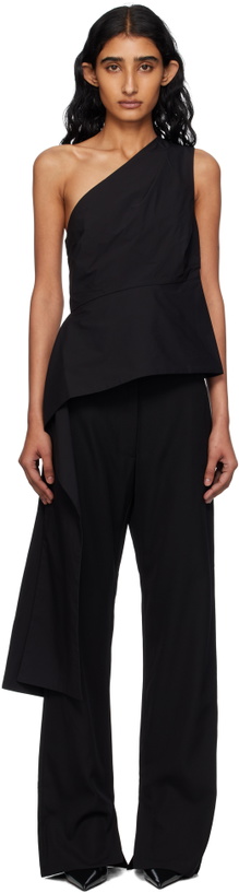 Photo: St. Agni Black Asymm Origami Top