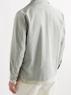 Stòffa - Camp-Collar Cotton-Twill Shirt - Gray