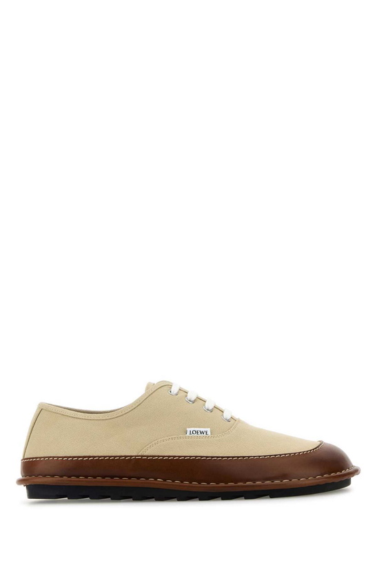 Photo: Loewe Beige Canvas Bay Sneakers