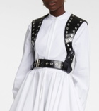 Alexander McQueen - Eyelet Leather Harness