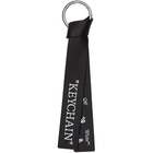 Off-White Black Quotes Keychain