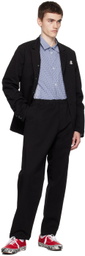 the Shepherd UNDERCOVER Black Patch Blazer