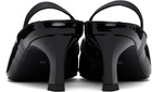 Justine Clenquet Black Sofia Slingback Heels