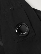 C.P. Company - Cotton-Sateen Zip-Up Overshirt - Black