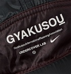 Nike x Undercover - GYAKUSOU NRG Tailwind Logo-Print Ripstop and Mesh Cap - Merlot