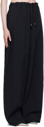 Talia Byre Black Drawstring Trousers