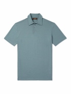 Incotex - Zanone Slim-Fit IceCotton Polo Shirt - Blue
