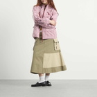 Damson Madder Women's Marcelle Barn Midi Skirt in Olive