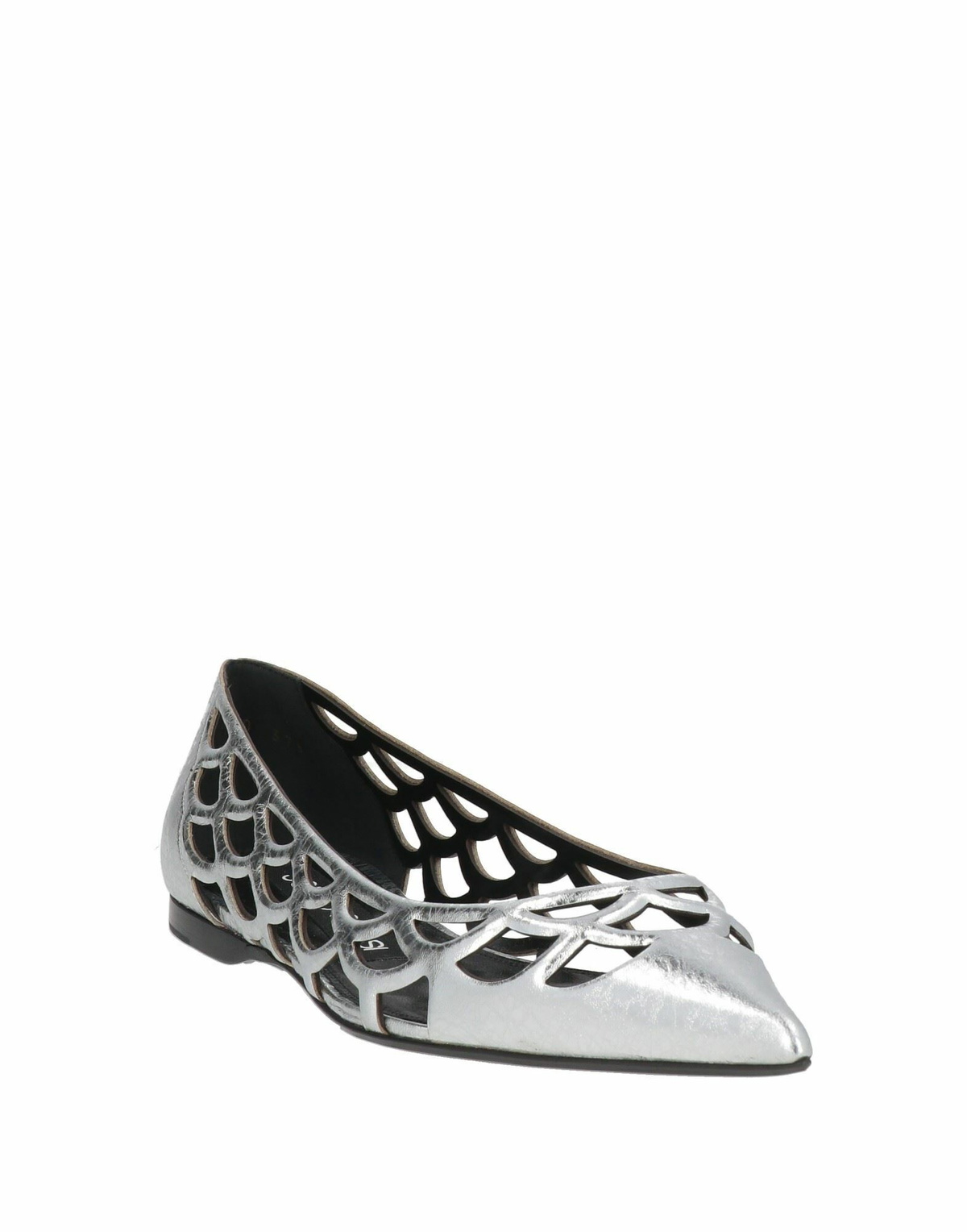 Sergio Rossi Womens Ballet flats in Silver