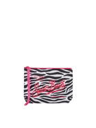 MC2 Saint Barth Aline Scuba Pochette With Zebra Print