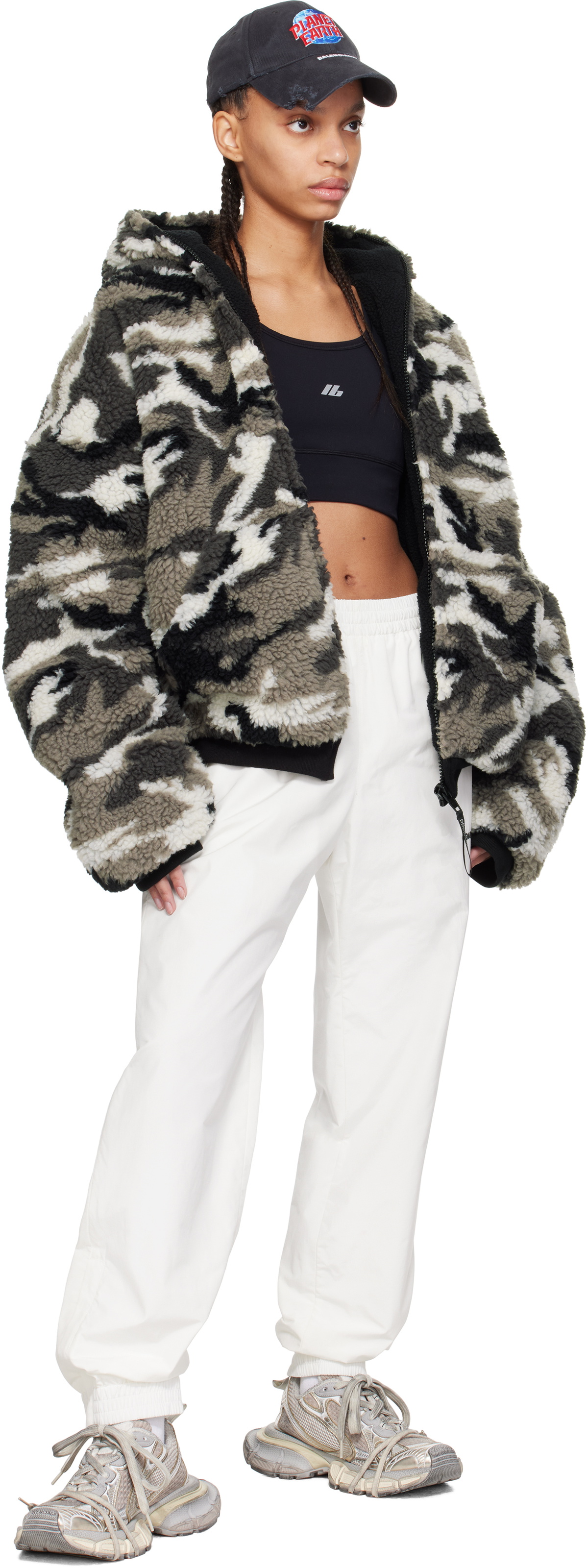 Balenciaga White Tracksuit Lounge Pants