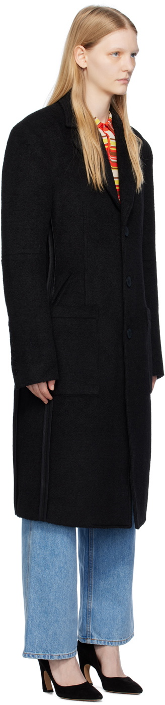 Eckhaus Latta Black Form Coat