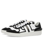Lanvin Men's Nylon Clay Low Top Sneaker in Optic White/Black