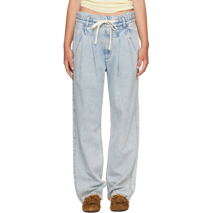 Photo: Isabel Marant Etoile Blue Ilsa Jeans