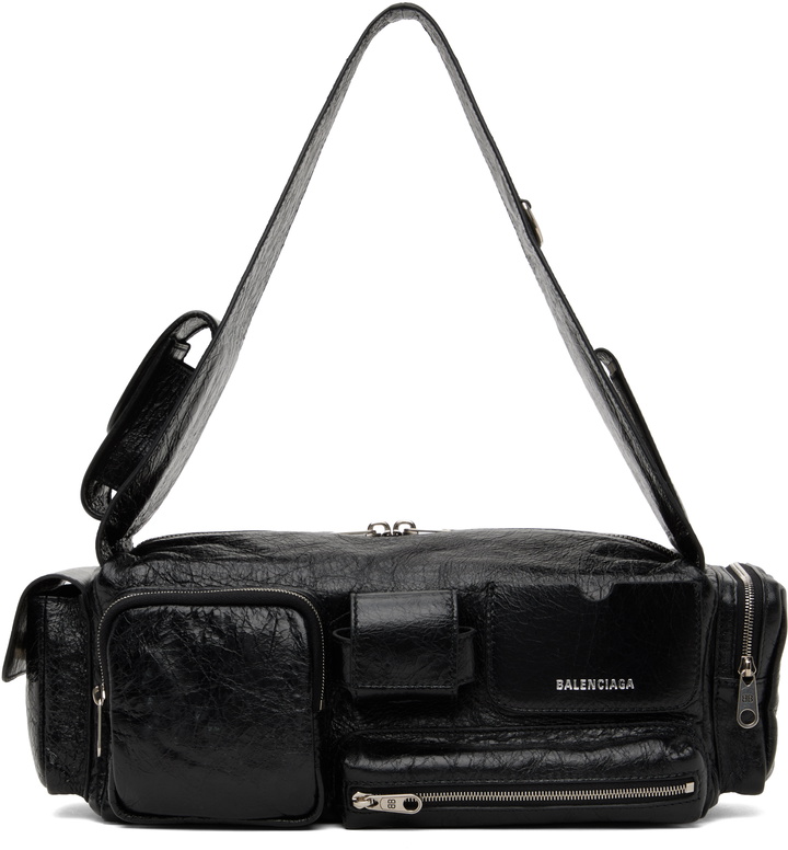 Photo: Balenciaga Black Small Superbusy Sling Bag