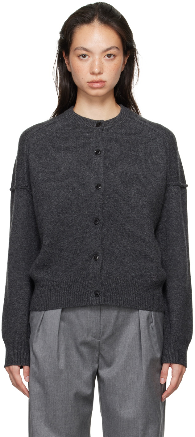 Loulou Studio Gray Keti Cardigan