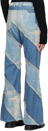 TAAKK Blue Distressed Jeans