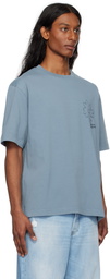 Maison Kitsuné Gray Crafted Daisy Oversize T-shirt