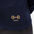 Gucci Men's Cashmere Roll Neck in Blue