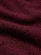 Kingsman - Wade Merino Wool and Cashmere-Blend Polo Shirt - Burgundy