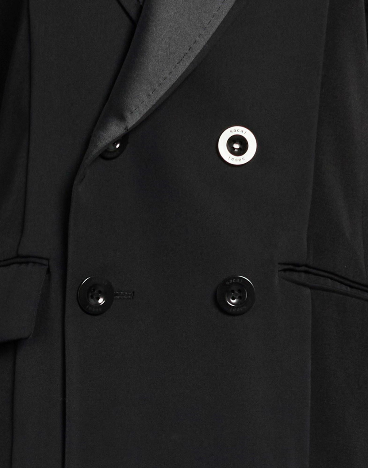 Sacai Womens Blazer in Black