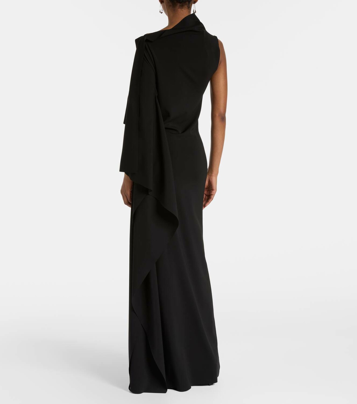Sportmax Draped asymmetric maxi dress Sportmax Sportmax Draped asymmetric maxi dress Sportmax